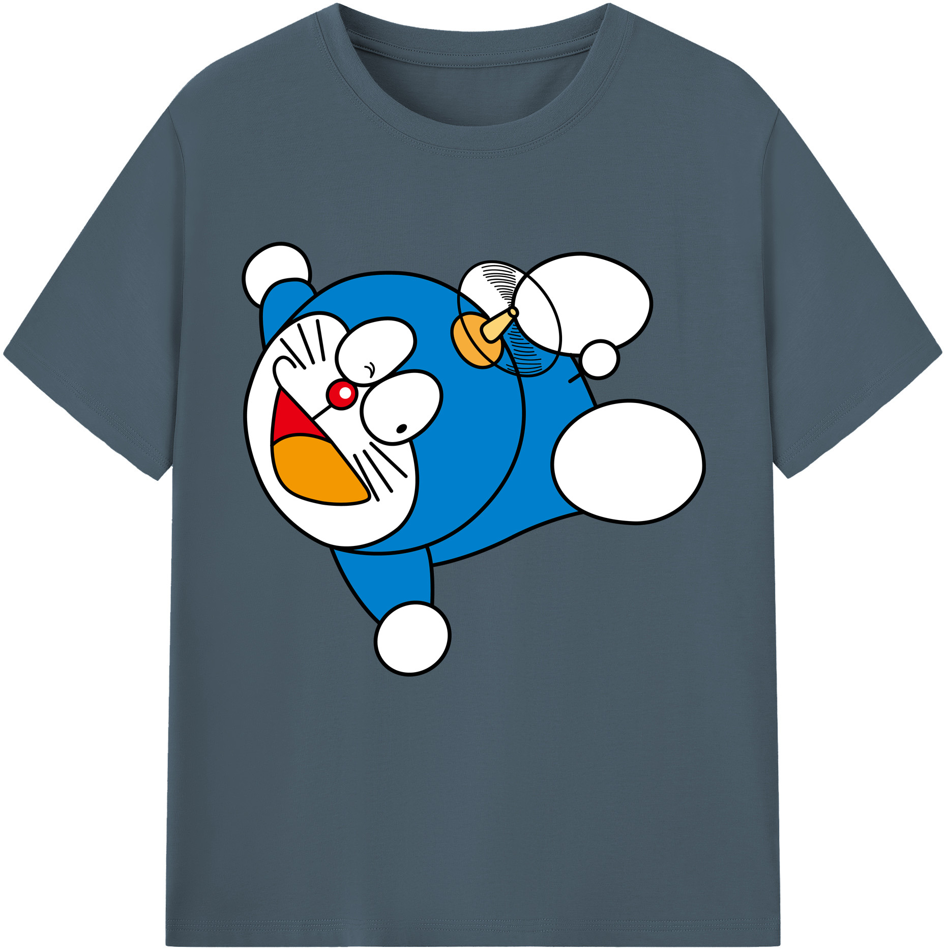 （画像用） ドラえもん Doraemon 綿100％半袖Tシャツ（フロントプリント）